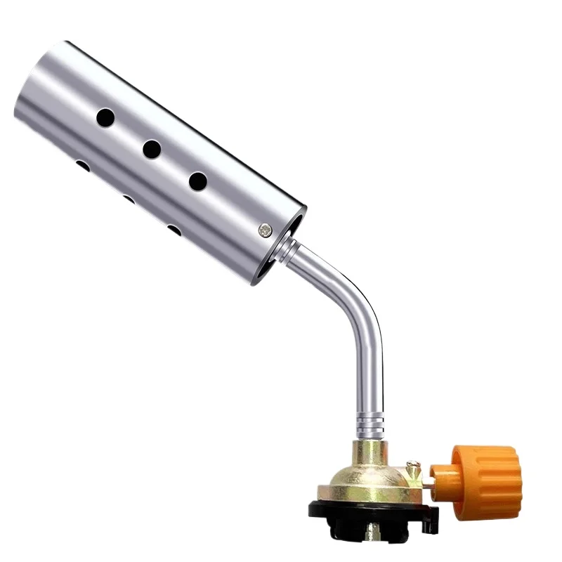 Butane Torch Outdoor Camping BBQ Flame Gun Soldering Heat Gun for Welding Brazing Gas Torch Lighter with Adjustable Flame