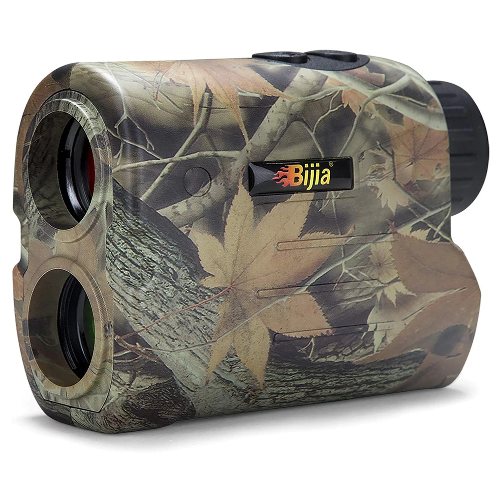 BIJIA Rangefinder 6X 1000m Multifunction Laser Range Finder with Slope Correction Flag-Locking for Hunting Shooting Golf