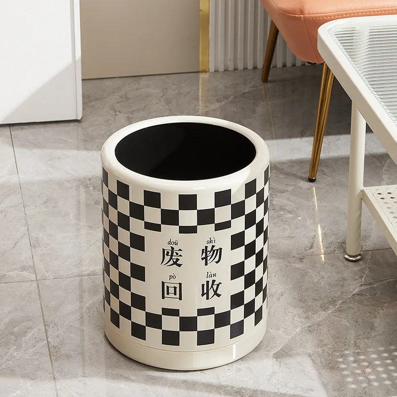 Wastebasket,Creative trash can, large capacity, goods for kitchen ta bath