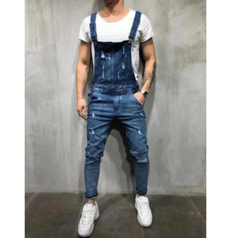 Herrenmode Schulter gurt Jeans Jeans Overall