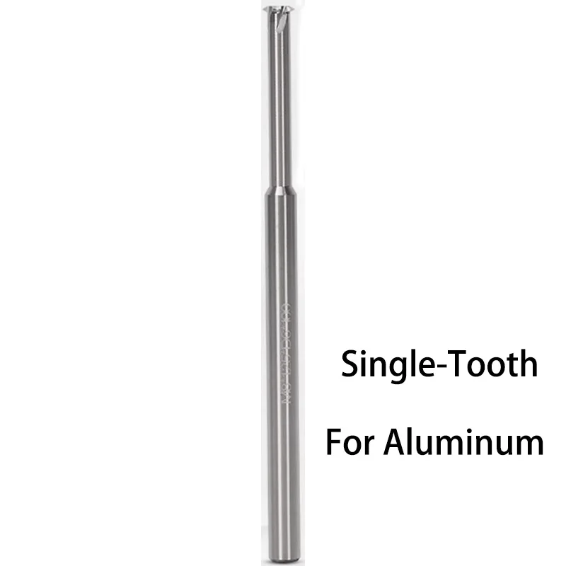 เหล็กทังสเตน CNC 60 HRC แบบเดี่ยว/สามขลุ่ยยาว100มม. M1M2M3M4M6M8M10M12M14ตัดกัดเกลียวสำหรับอลูมิเนียม/เหล็ก