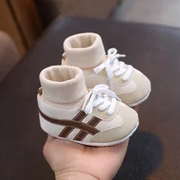 Spring and Autumn Baby Shoes for Boys and Girls 0-1 Years Old Shoes and Socks Do Not Drop Soft Bottom Anti Slip Sneakers 6-12M 5
