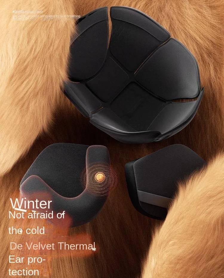 E-Bike Motorcycle Half Helmet | ABS EPS Shell, Anti-Wind Visor, Safety Certified | Winter Ear Pads (Optional - Separate Purchase