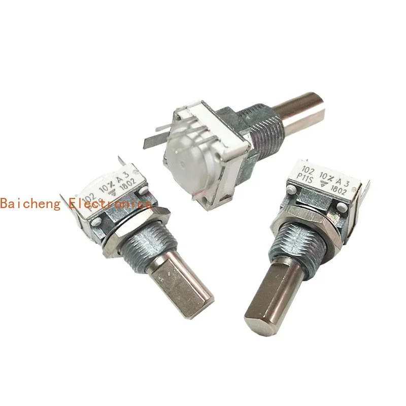 1PCS Precision 10% metal ceramic P11S 102 potentiometer single link 1K 6.4 hole 22 half shaft