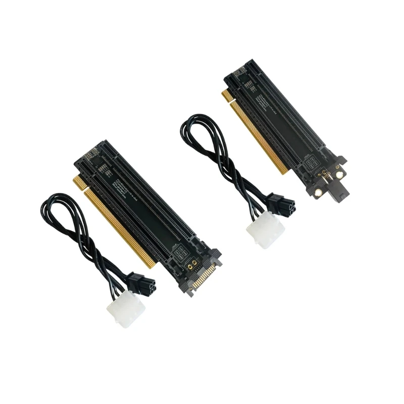 PCIe-Bifurcation x16 to X8X8 4P Power Supply Gen4 Split Card Splitter Card