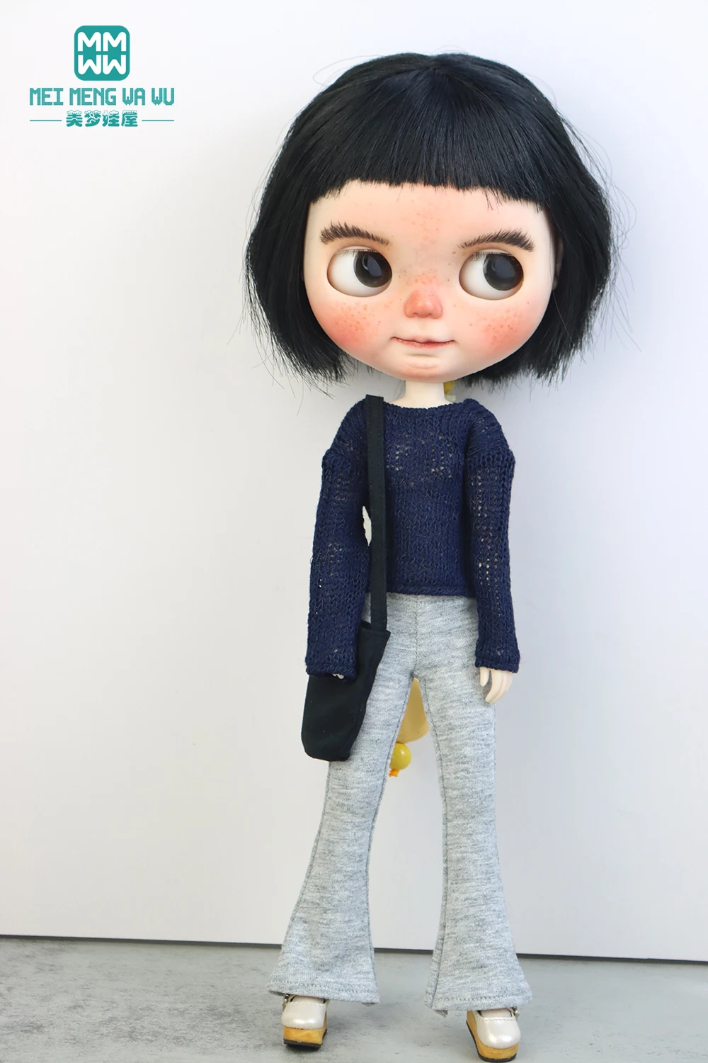 Blyth Doll Accessories Clothing Fashion Sweaters, Flared Pants for Blyth Azone Doll Gifts