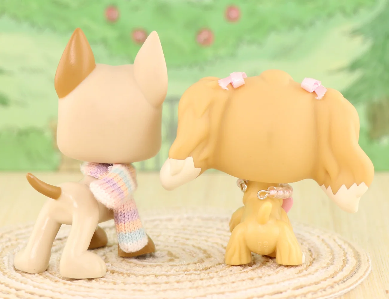 2 lotti di Cocker Spaniel # 748 Grande Dane # 1647 Figura di cane