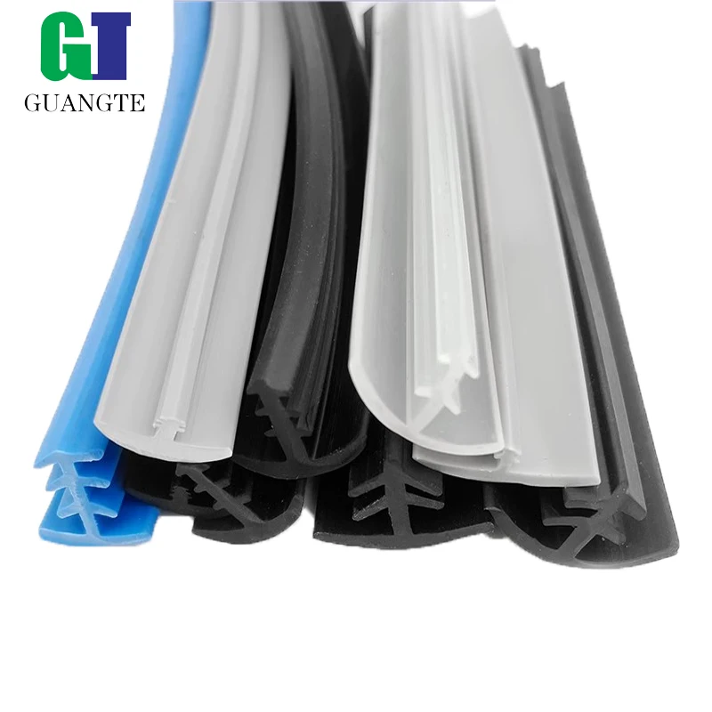1M FILLABLE 20-36mm T-shape Epdm Extrusion Rubber Sealing Strip For Solar Photovoltaic Bracket Metal Cable Trench Cover