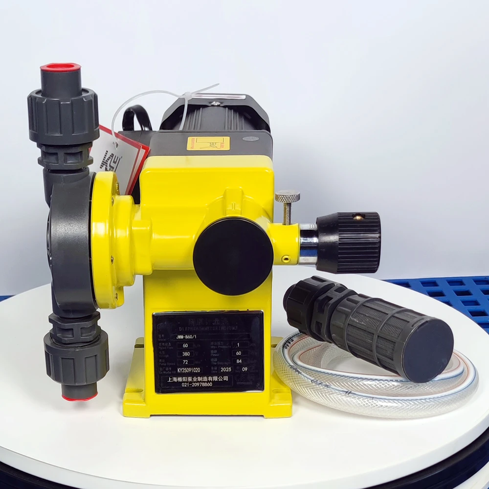 JWM60/0.6 Mechanical Diaphragm Metering Pump Accurate PP PVC Material Dosing From China ±1% Flow Accuracy