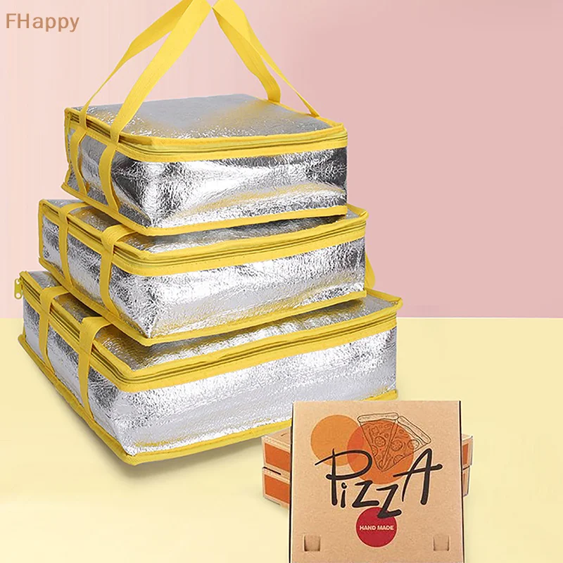 Portable Drink Storage Food Thermal Delivery Carrier Pizza Delivery Bag Cooler Bag Ice Pack Insulation Bag