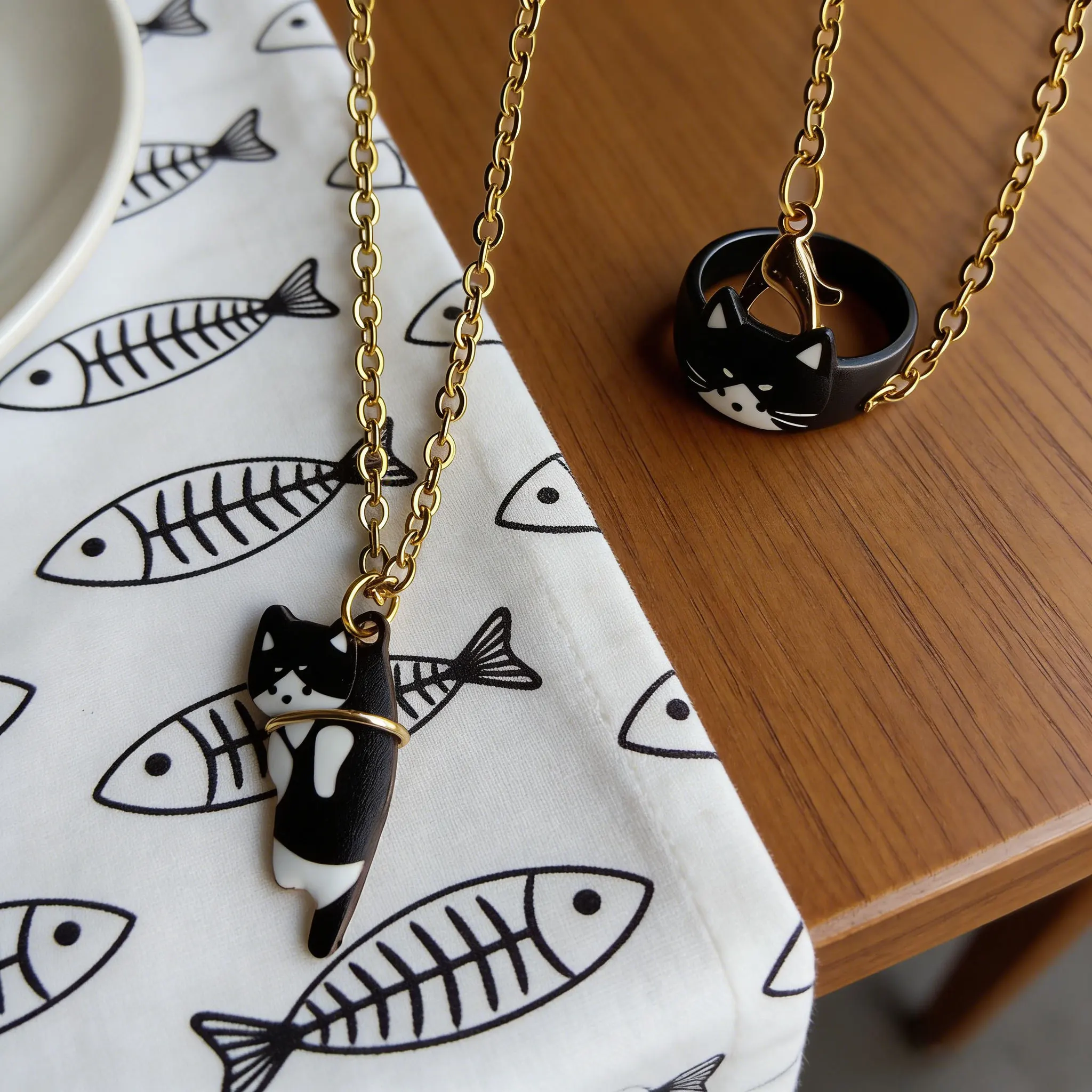 

1Pc Women's Perfect Gift Necklace - Cute Edgy Cat Trendy Fashion Accessory