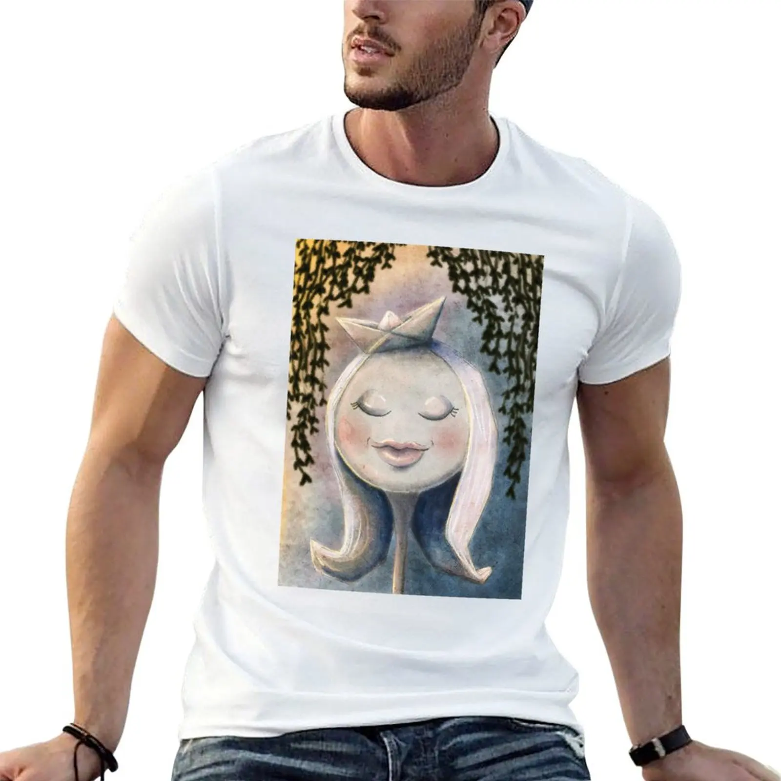 T-shirt Tranquility pour hommes, t-shirts pour hommes, t-shirt anime