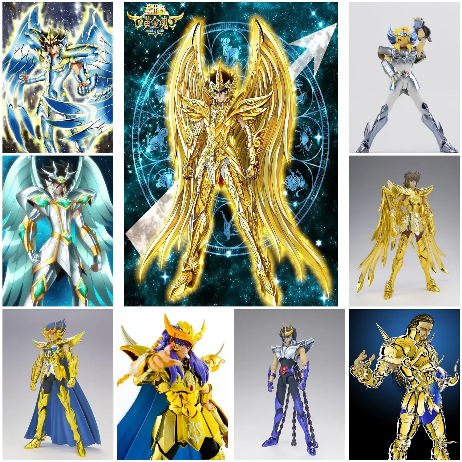 saint seiya great toys anime Poster Prints Wall Art Canvas Painting Poster For Modern Family Living Room Home Decor