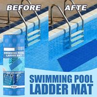Pool Step Pad Non-Slip Protective Step Mat Wear-resistant Swimming Pool Safety Liner 34.6x8.6 In for Above Ground Swimming Pools