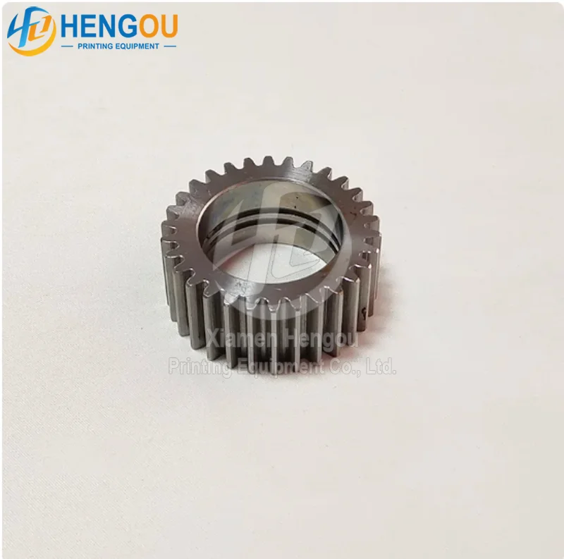 30 Teeth 64x42x28mm Straight Gear For Offset Printing Press Parts