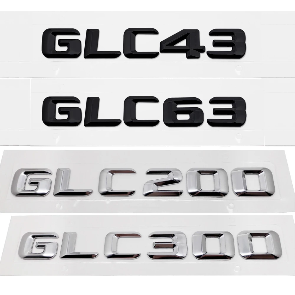 W463 W212 Auto Decal For Mercedes GLC43 GLC63 GLC200 GLC300 Car Decal Rear Decoration AMG Body Stying Fender Paste Accessory