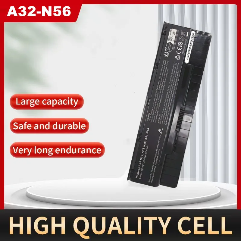 

A32-N56 Laptop Battery For ASUS N46 N46V N46VJ N46VM N46VZ N56 N56D N56DP N56V N56VJ N56VM N56VZ N76 N76V N76VJ N76VM