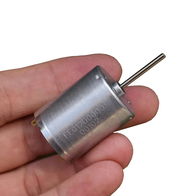 

Mini RF-370 Electric Motor DC 5V 6V 11500RPM Micro 24mm Round Carbon Brush Motor 22MM Long Shaft DIY Hobby Toy Model