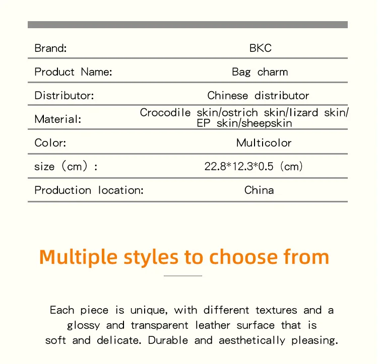 Crocodile & Lizard Skin Bird Charm Handmade Luxury Bag Charm Pendant For Birkin & Kelly Bag Unique Designer Handbag Accessory