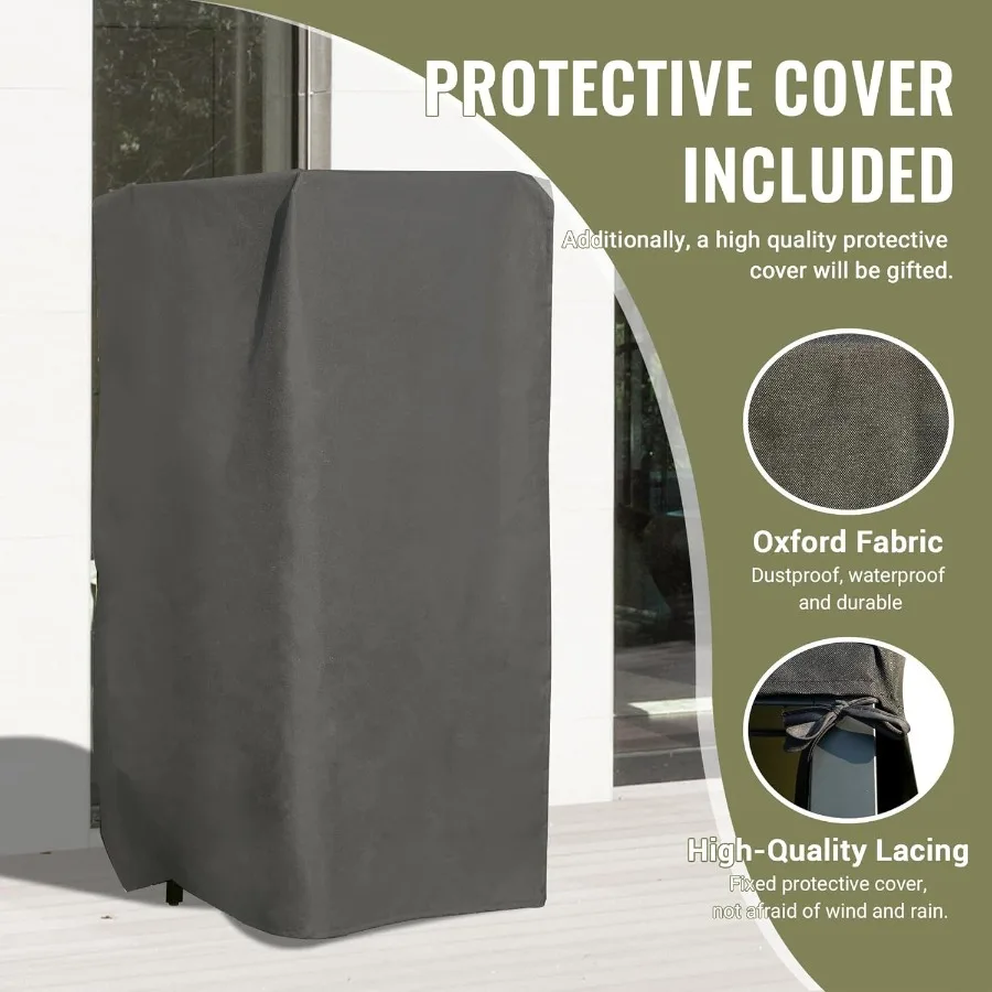 جزيرة المطبخ الخارجية مع جزيرة تخزين المطبخ المصنوعة من الألومنيوم وطاولة إعداد خارجية مع رف تخزين مزدوج قائم بذاته #6