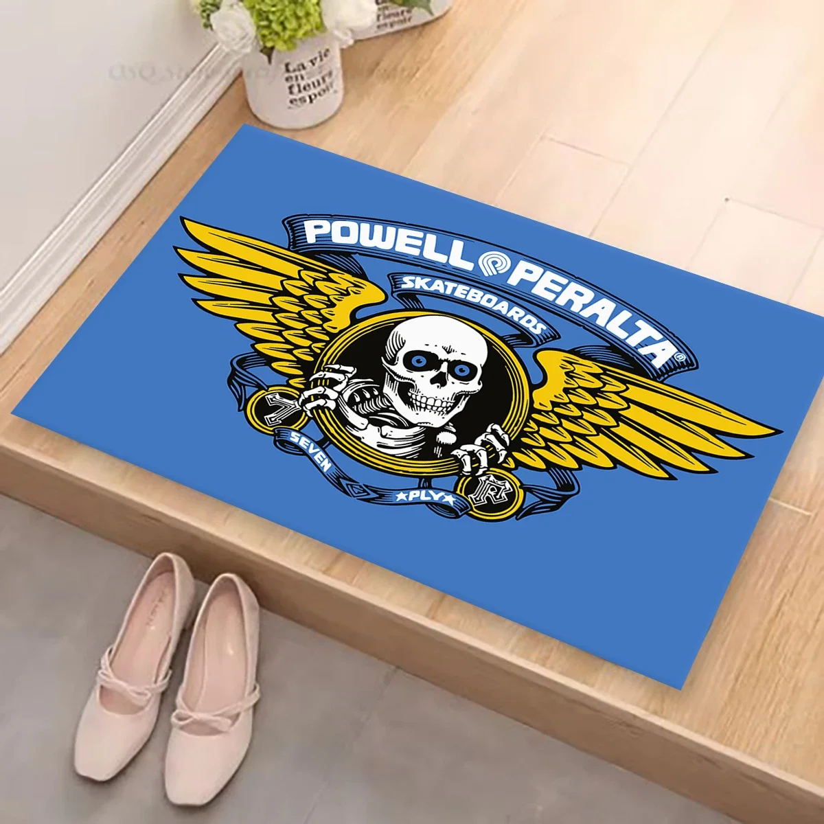 P-Powell P-Peralta skateboards Carpet Non -slip Multi Function carpet Living Room Rugs Entrance Floor mat Home Kitchen Hallway