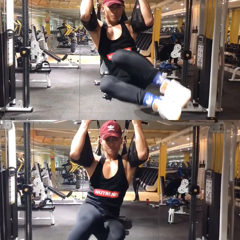 حزام تدريب ناتئ مدرب البطن حبال البطن سحب ما يصل الساق رفع سحب ما يصل حزام عضلات البطن الرياضة الواقية