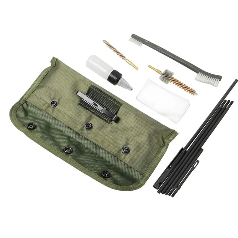 Gun Cleaning Kit Set Pistol Brushes Cleaner for 5.56mm .223 22LR .22 Cal