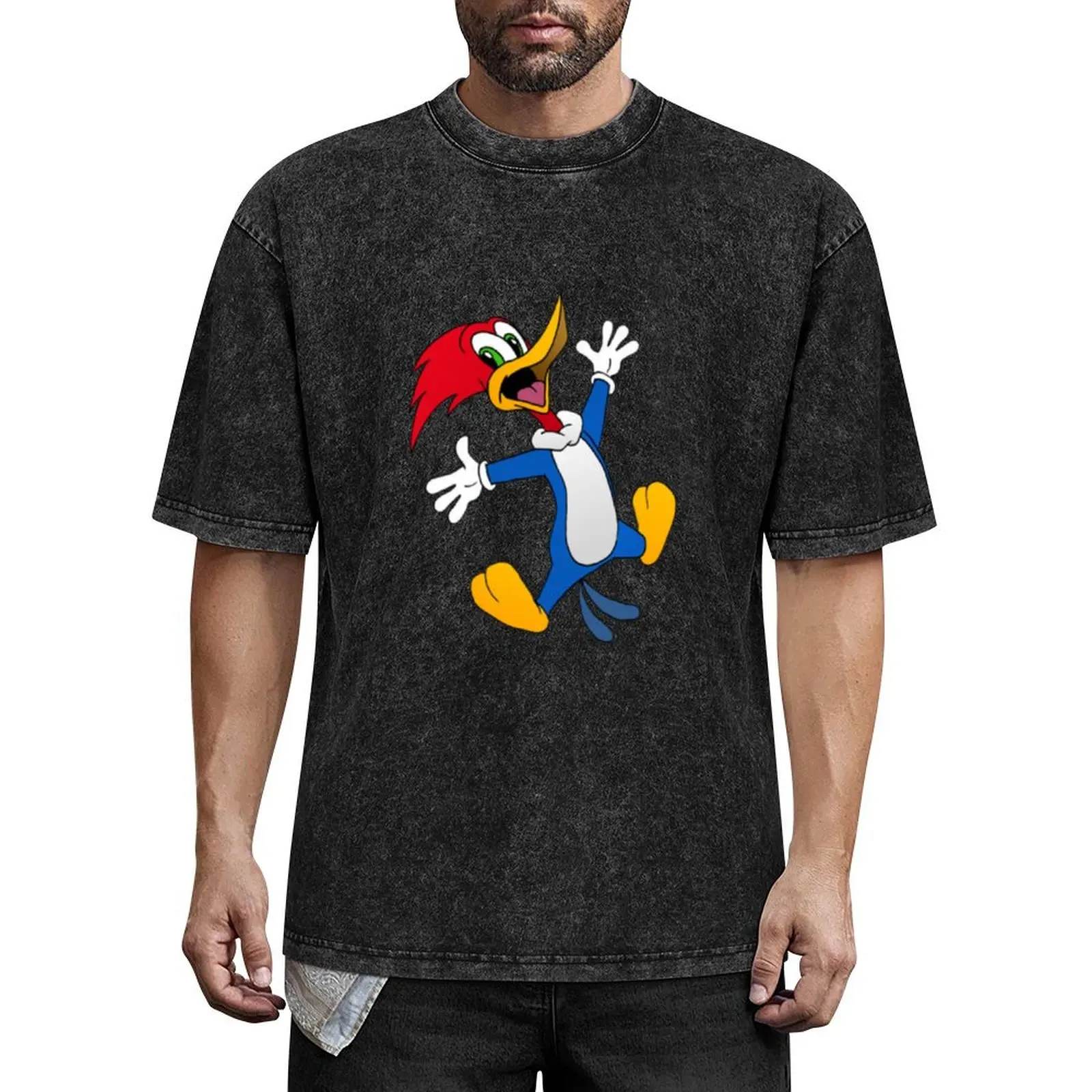 

woody woodpecker T-Shirt funny shirt cotton anime t shirts men