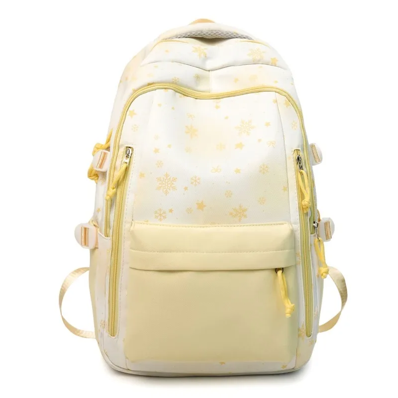 High Value Ins New Schoolbag Junior High School Lightweight High School Student Backpack Large Capacity Casual Backpack Women