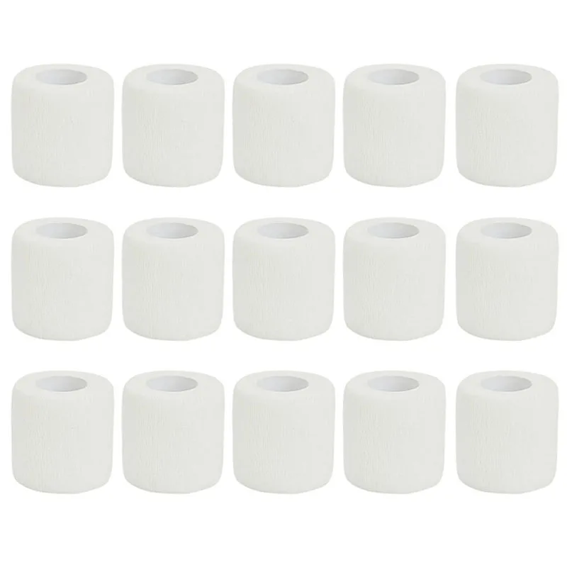

1/6/12/15Pcs White Sport Self Adhesive Elastic Bandage Wrap Tape Elastoplast For Knee Support Pads Finger Ankle Palm