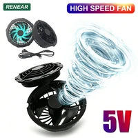 1 ou 2 paires de ventilateurs de refroidissement 5V à 3 vitesses réglables pour gilets climatisés spéciaux d'été pour l'extérieur, ventilateur de refroidissement haute vitesse 1