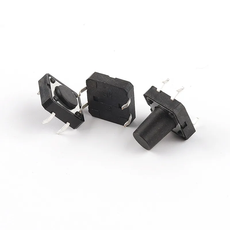 10PCS Tactile Tact Mini Push Button Switch Micro switch 12x12 12*12*4.3mm 5mm 6 7 8 9 10 11 12 mm 4Pinc tact switch   4.9  59 Re