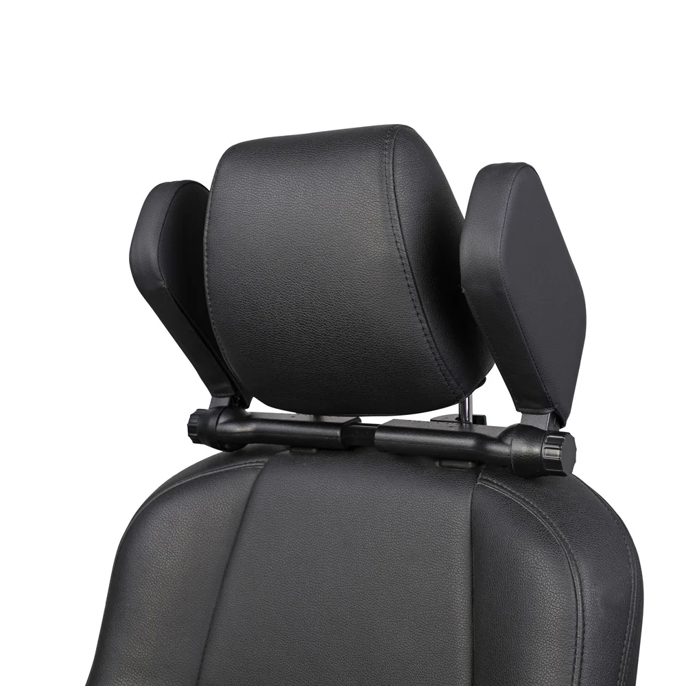 Luxury U-Shaped Leather Car Seat Cushion Side Sleeping Headrest Pillows Interior Accessory Kit Universal Fit for Car SUV