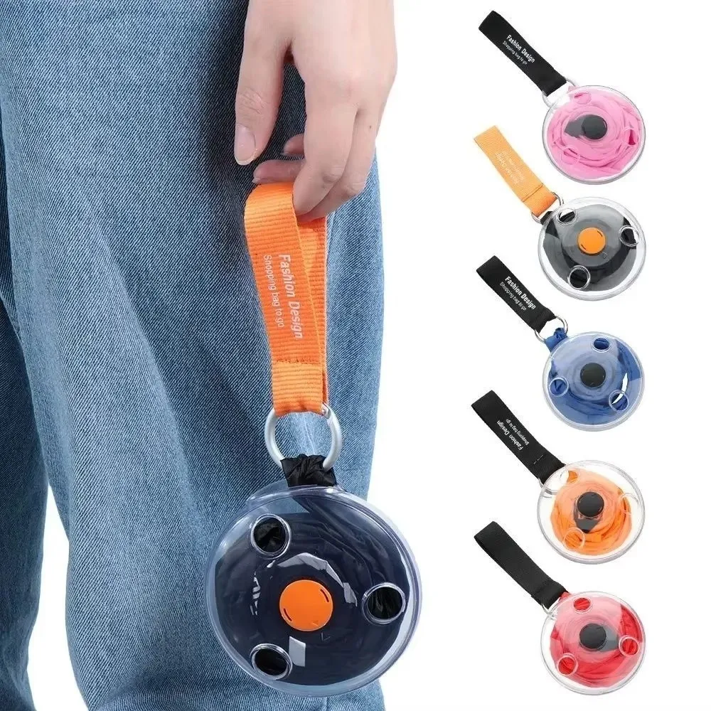 Neue faltbare Nylon-Einkaufstasche aus Canvas mit Aluminiumlegierung, wiederverwendbare Einkaufstasche, kleine tragbare Disc-Tasche für Reisen und Aufbewahrung