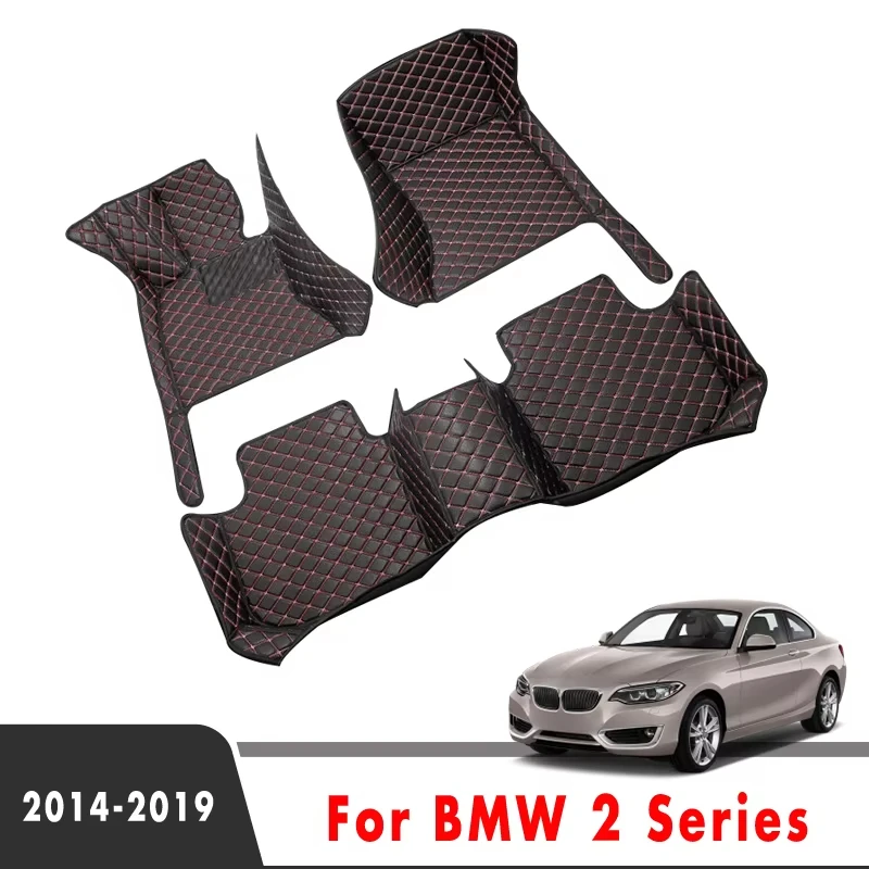 

Автомобильные коврики для BMW 2 серии 2019 2018 2017 2016 2015 2014, водонепроницаемые защитные коврики, автомобильные матовые коврики, Аксессуары для автомобилей