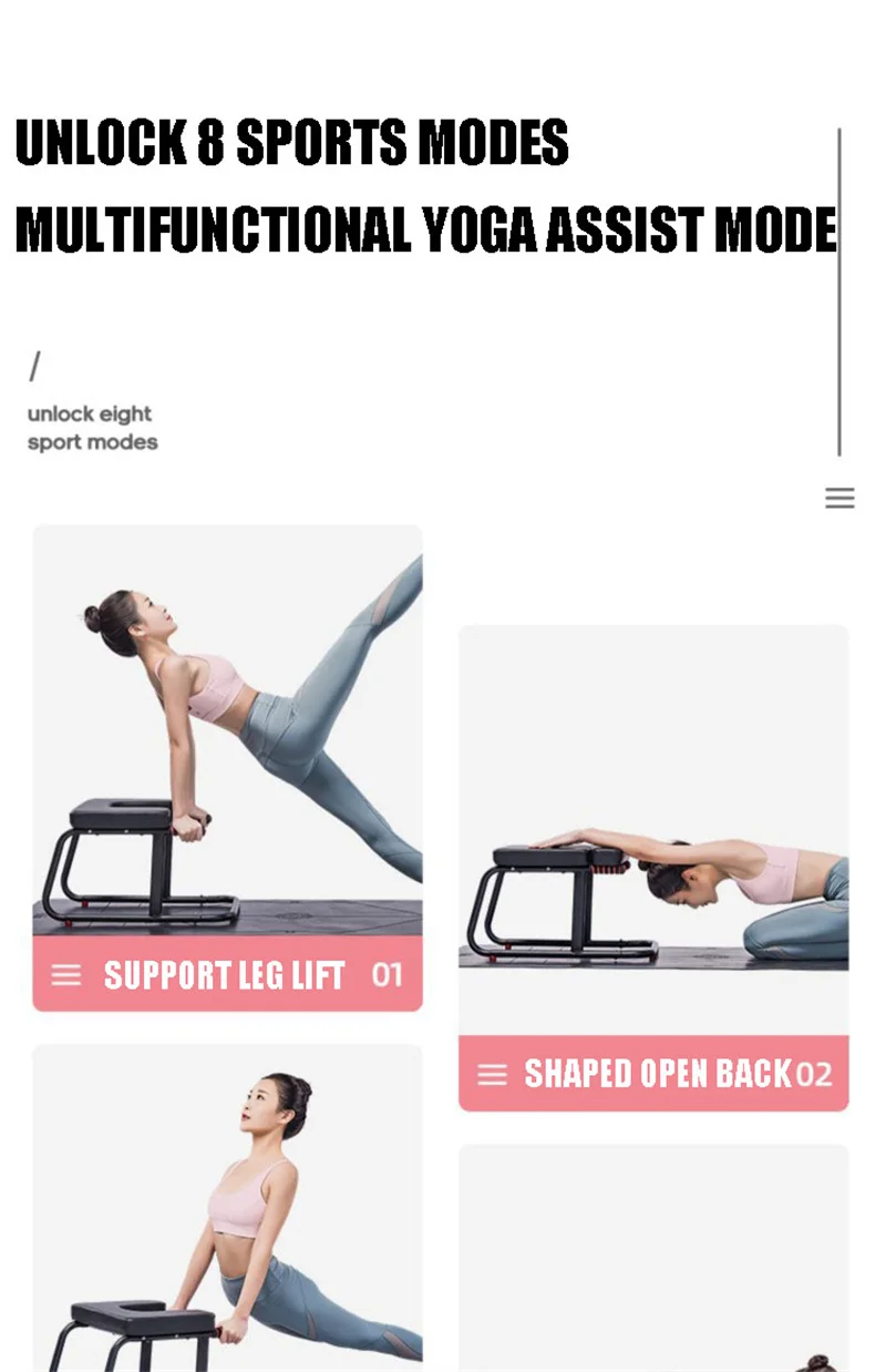 Home Inverted Bench Handstand Chair Yoga Aid Fitness Equipment Stretcher Muscle Training Stand Upside Down Shape