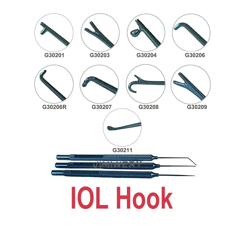 IOL Hooks & Lens Manipulators Jaffe-Bechert Lens Nucleus Rotator Ophthalmic Surgical Instruments