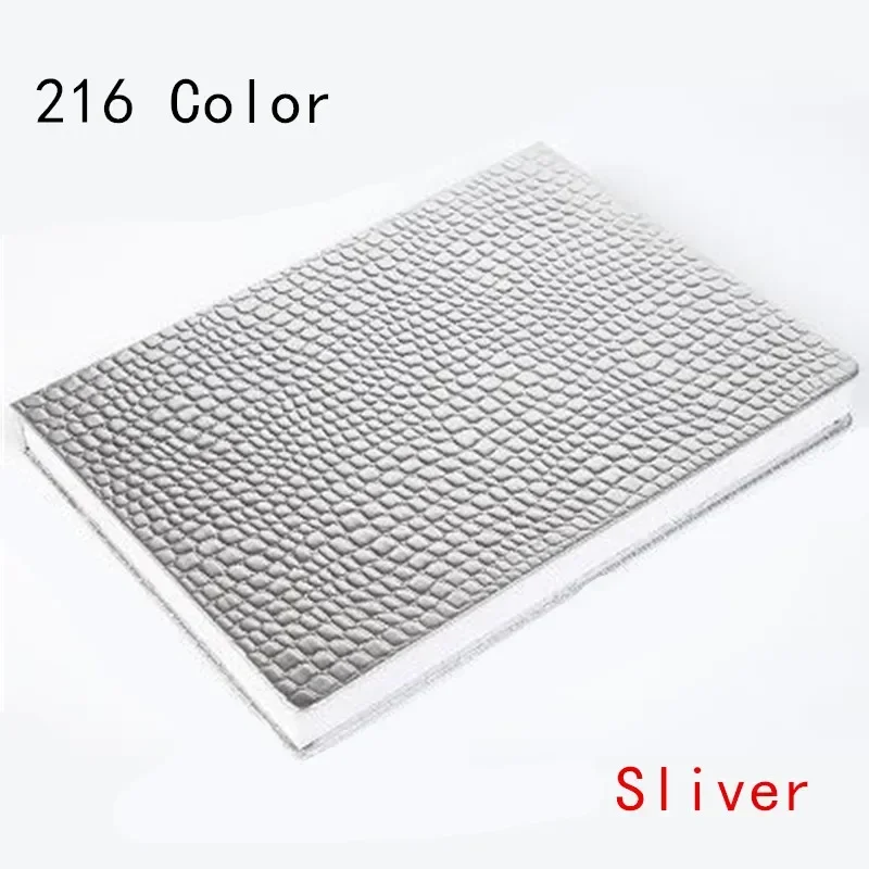 120/160/216 Color Crocodile Pattern UV Gel Polish Nail Color Chart Manicure Practice Show Case Books Nail Display Book Card