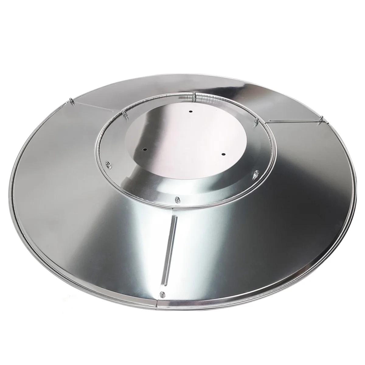 Escudo reflector para calentador de Patio, pieza de repuesto para calentadores exteriores de propano, cúpula superior, montaje de 3 orificios, redondo de 33 pulgadas de diámetro