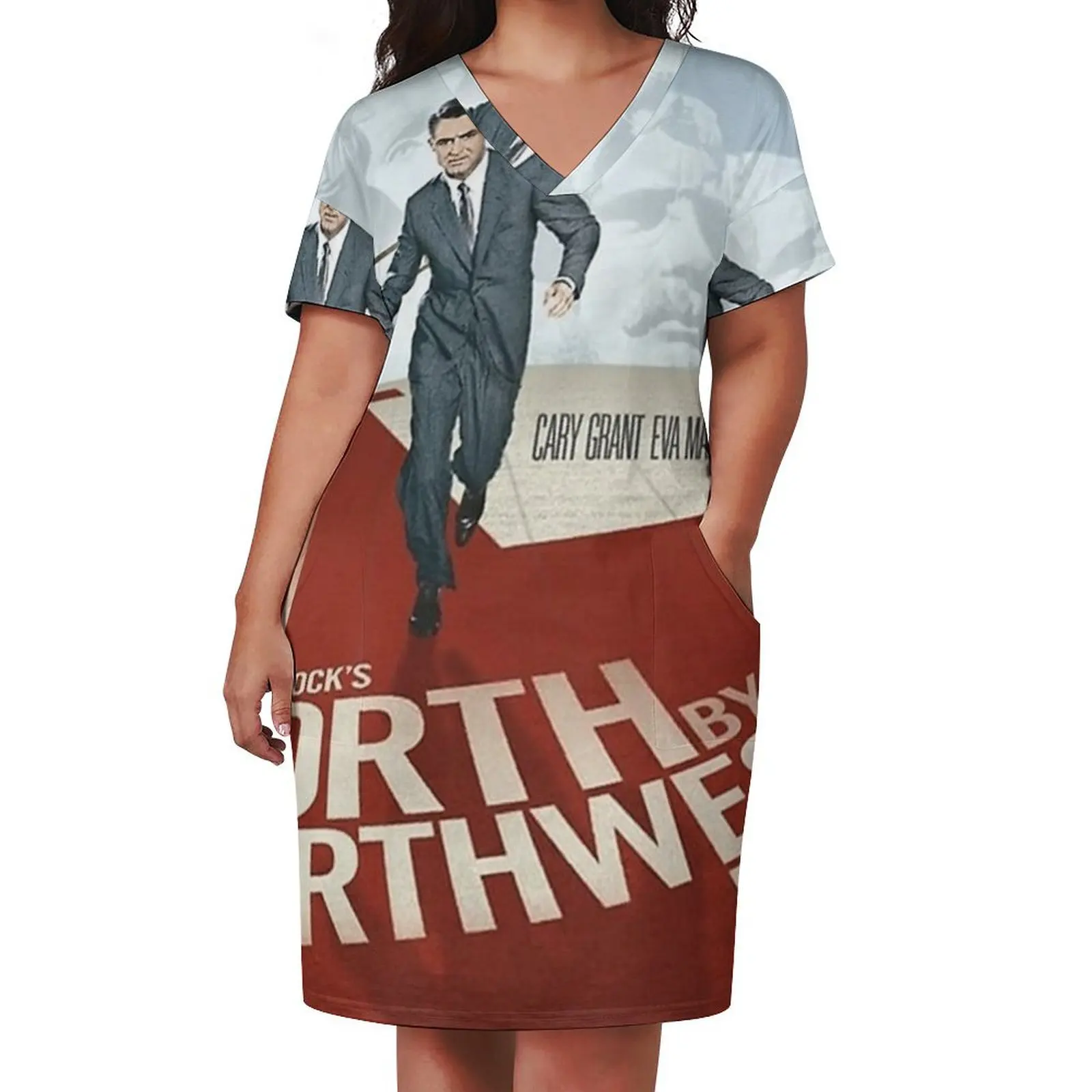 North by Northwest (1959) Loose Pocket Dress luxury evening dresses 2025 clothes for women