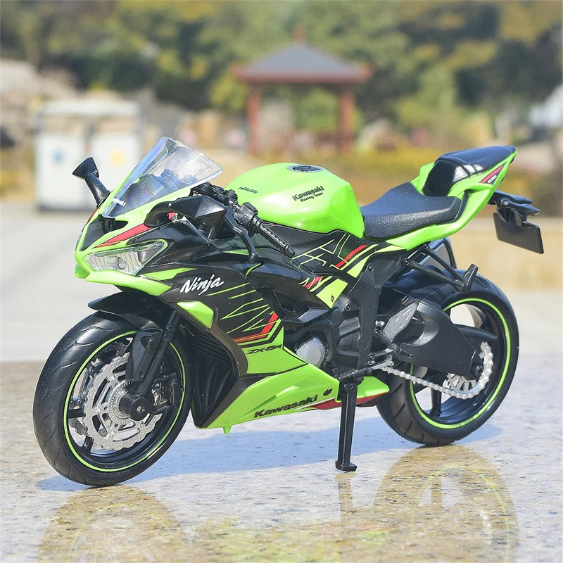 

1:12 Kawasaki Ninja ZX-6R сплав гоночный мотоцикл модель литья под давлением уличный спортивный мотоцикл модель детская игрушка в подарок