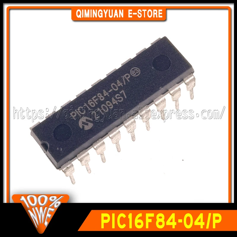 1 ~ 20 قطعة/الوحدة PIC16F84-04/P PIC16F84 DIP-18 PIC16F84-04 P 100% مخزون بقعة جديد