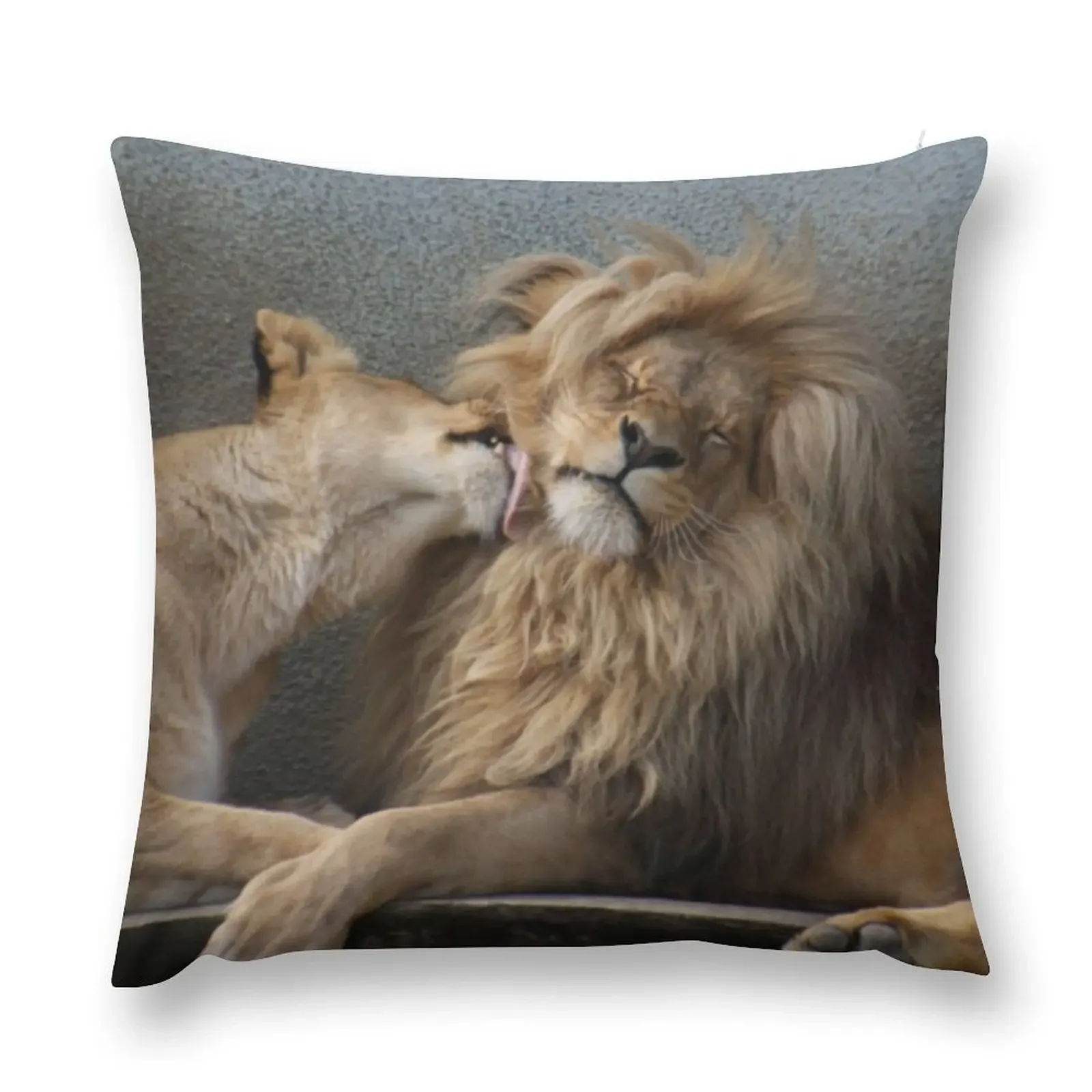 

female and male lion Throw Pillow Rectangular Cushion Cover Christmas Covers Pillowcases Cushion Covers Sofa pillow