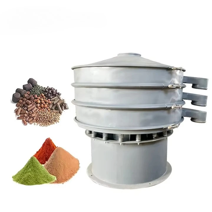 Factory Rotary Vibrating Screen Automatic Sifter Vibro  Rotary Sifter Flour Filter Machine Sieving Machine Vibrating