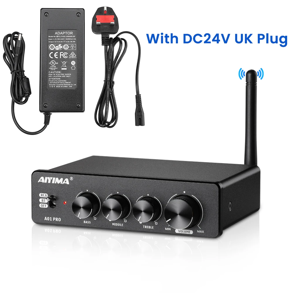 AIYIMA A01 PRO Bluetooth TPA3116D2 パワーアンプ HIFI サウンド