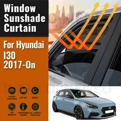 For Hyundai I30 2017-2023 Car Side Window Sunshade Windshield Magnetic Sun Shade Solar Protection Parasol Children Curtains