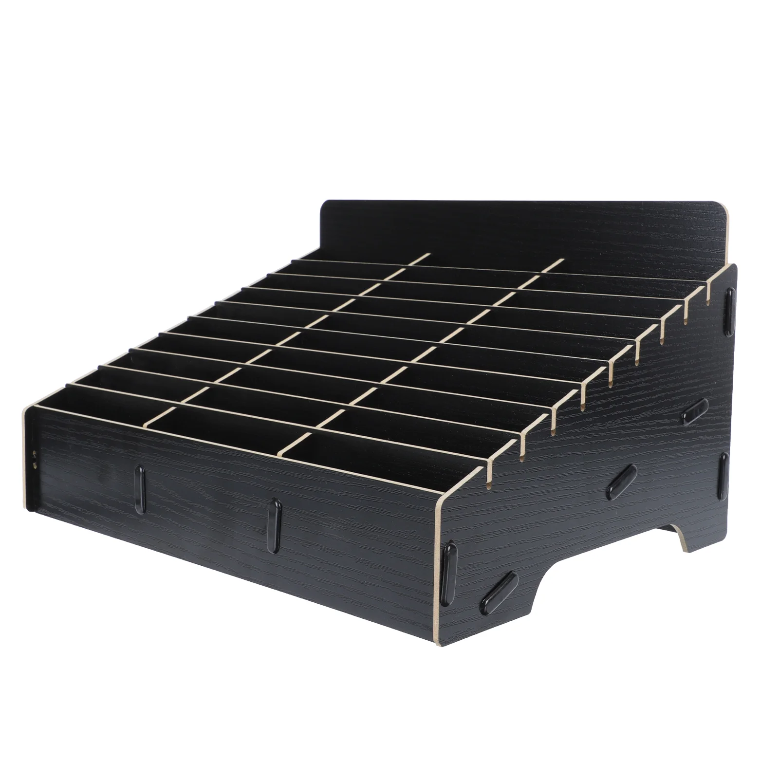 Storage Bins Mobile Phone Holder Compartment Hakeeta Black Cabinet Temporary Cell Case Pencil