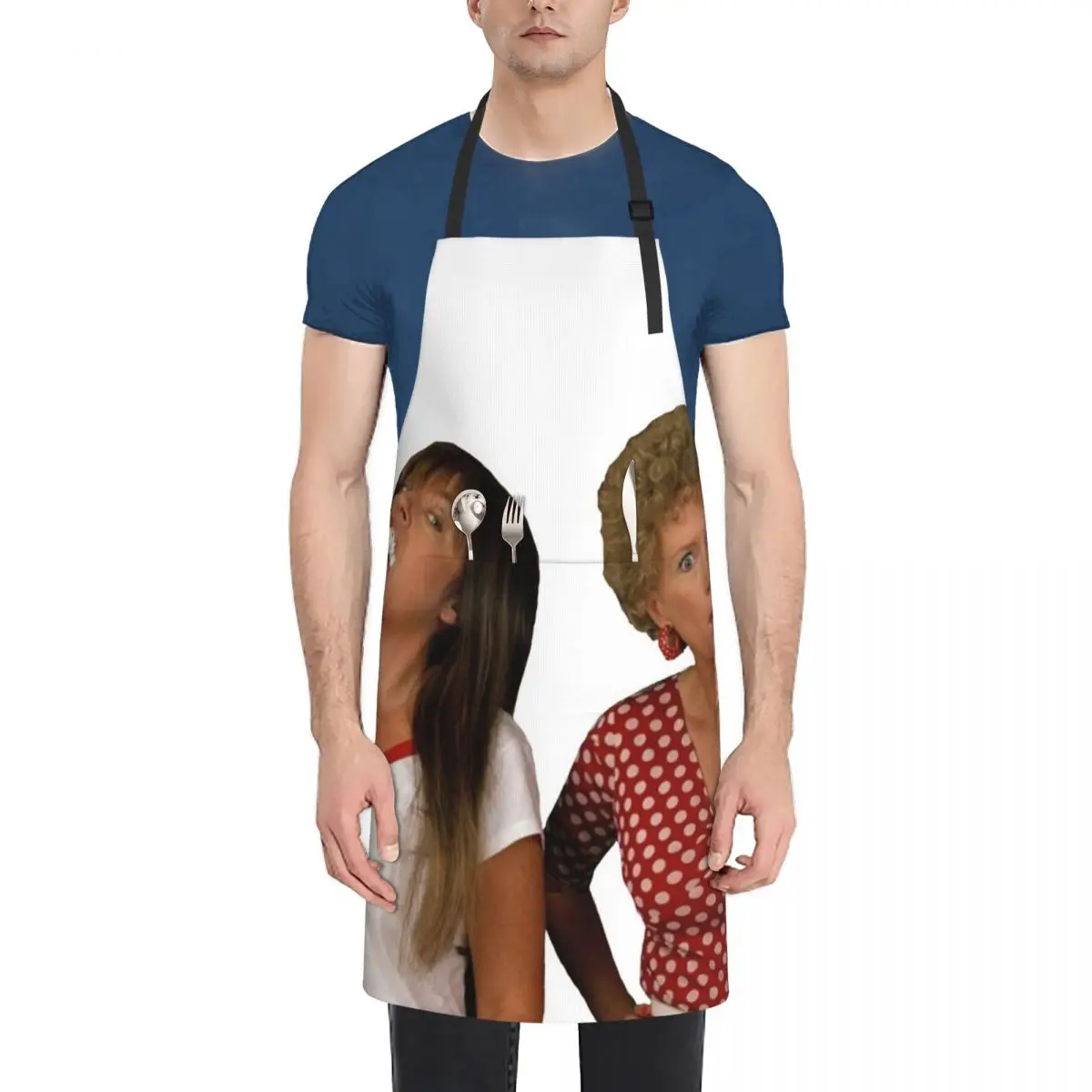 

Kath and Kim: Whipped Cream Apron Home Utensils nail tech supplies Apron