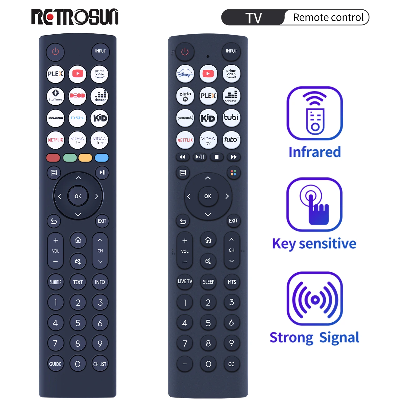 New Original EN2J36H EN2D36H For Hisense VIDAA LCD LED Smart TV Remote Control 55U8HAU 55E7HQ 50E77HQ 43A6GV 50A6GV 55A6GV 65AA6