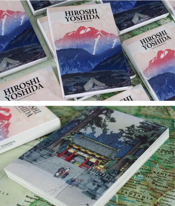 30 Sheets Hiroshi Yoshida Postcard Modern Art Painting Greeting Cards Creative Message Card Gift Decorative Card Tag Card